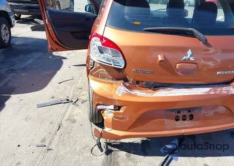 2019 Mitsubishi Mirage Es z USA, uszkodzony, nr VIN ML32A3HJ5KH013953